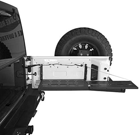 Hooke Road Wrangler JK Tailgate Table Camping Cargo Shelf Storage Rack - Image 3
