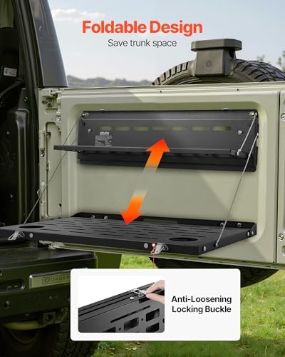 VEVOR Tailgate Table for 2021-2026 Ford Bronco 4 Door Hardtops, Foldable Molle - Image 5