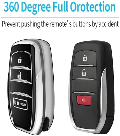 Tukellen for Toyota Key Fob Cover TPU Soft Protective Case for 2022-2026 - Image 4