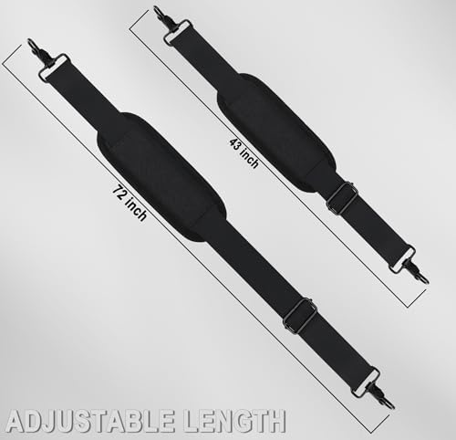 72 inch Shoulder Strap, JOCYRN Universal Replacement Laptop Shoulder Strap - Image 5