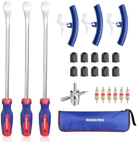 WORKPRO 14.5” Tire Spoons Set, 23-Piece Steel Tire Removal Tool Set by WORKPRO