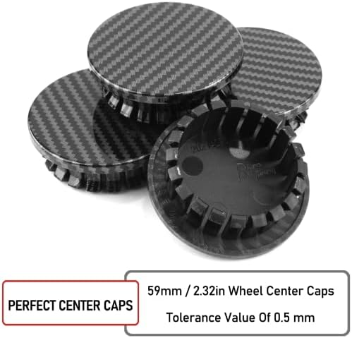 RTRHINOTUNING 4pcs 59mm Wheel Center Caps OD: 2.33" ID: 1.81" - Image 6