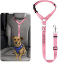 BWOGUE Dog Seat Belt for Car, Reflective Headrest Restraint Bungee Lead by BWOGUEPetHome