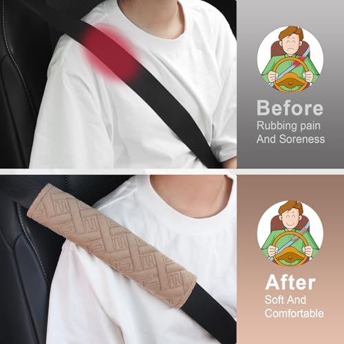 JUSTTOP 2-Pack Universal Car Seat Belt Pads Cover - Image 6