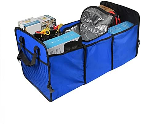 8sanlione Car Trunk Organizer, 3 Compartments, Insulated Section by 8sanlione