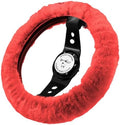 Andalus Brands Luxury Fluffy Car Steering Wheel Covers – Genuine Merino by AndalusBrand