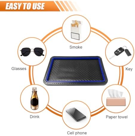 YoRise Car Dashboard Anti-Slip Mat, 7.83" x 4.64" Car Dashboard Mat, Cell Phone - Image 4
