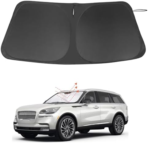 Windshield Sun Shade for 2020-2026 Lincoln Aviator Accessories by LHFLIVE