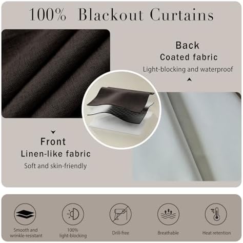 100% Blackout Magic Tape Stick On Curtains Window Shades Pull Down Blackout - Image 4