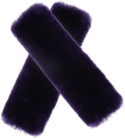 OGLAND 2 Pack Sheepskin Car Seat Belt Cover Pads | Wool Seatbelt Cushions - Image 4