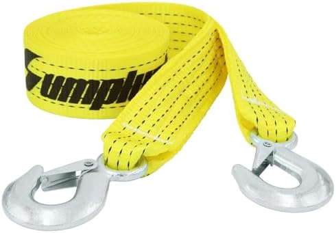 2" x20ft Tow Straps with Hooks Heavy Duty, 000 lbs Capacity by Sumpluct