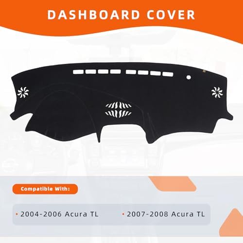 Dashboard Cover Dash Mat Fit for Ac-ura TL 2008-2004, Car Dash Board Mat - Image 2