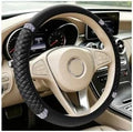Bling Car Steering Wheel Cover, Crystal Rhinestones Vehicle Steering Guard Wrap by Unknown