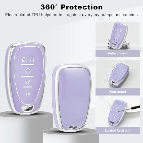 PIFOOG Purple Key Fob Cover Compatible - Image 3