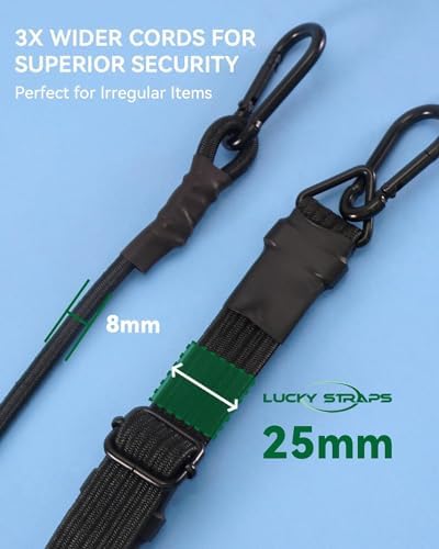 Heavy Duty 36" Flat Adjustable Carabiner Bungee Cords - Image 3