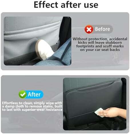 Back Seat Protector Car Kick Mats - Image 4