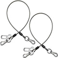 2pcs Dog Car Seat Belt, Chew Proof Pet Safety Belt by MiPupjoy
