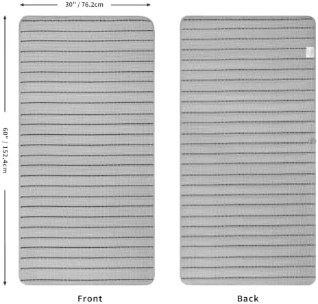 MICROFI New Microfiber Waffle Bath Towels, 2 Pieces, Fast Drying, Lint Free - Image 2