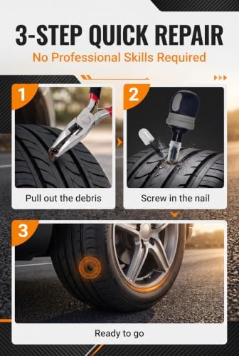 Tire Repair Rubber Nail Kit - Image 2