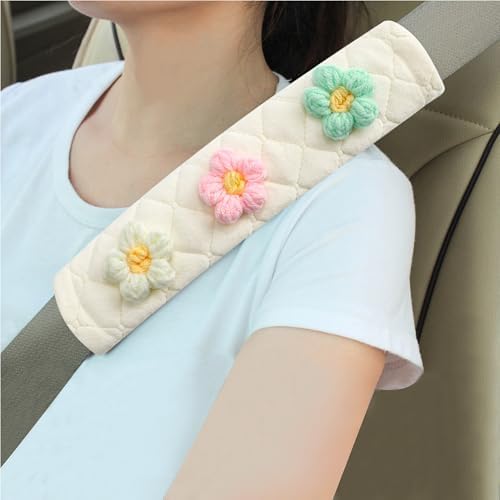 Amooca 2 Pack Seat Belt Covers Soft Shoulder Pad by Amooca