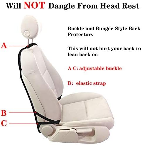 Meolsaek Kick Mats Back Seat Protector, Waterproof Oxford Seat Back Protector - Image 4