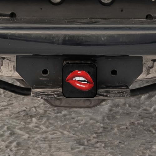 Swono Sexy Red Lip Hitch Tube Cover 2 Inch, Female Mouth - Image 5