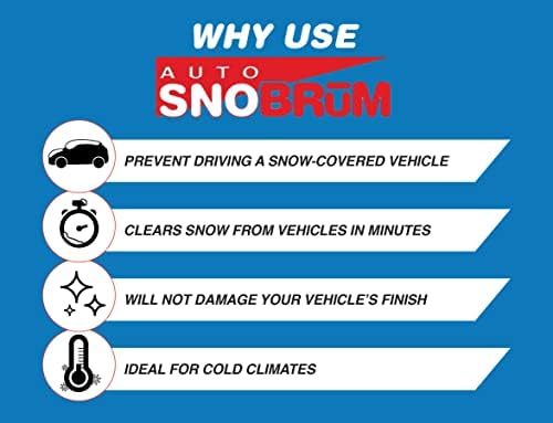 SNOBRUM - Snow Remover for Cars and Trucks - 28 to 63 Inch Automotive Snow - Image 5