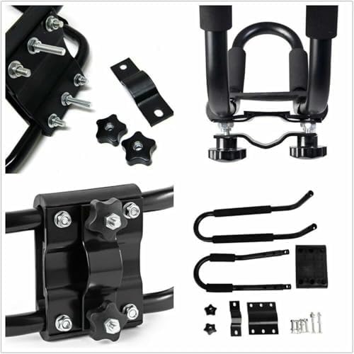 J-Style Kayak Carrier Roof Rack Set, 2 Pair Kayak and Surfboard Roof Mount - Image 3