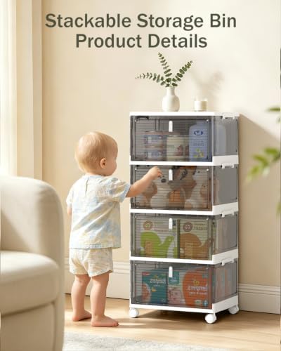 23QT Stackable Storage Bins - Image 2