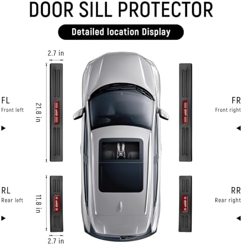 4PCS Door Sill Protector for Honda CRV 2026 2025 2024 2023 Hybrid Accessories - Image 5