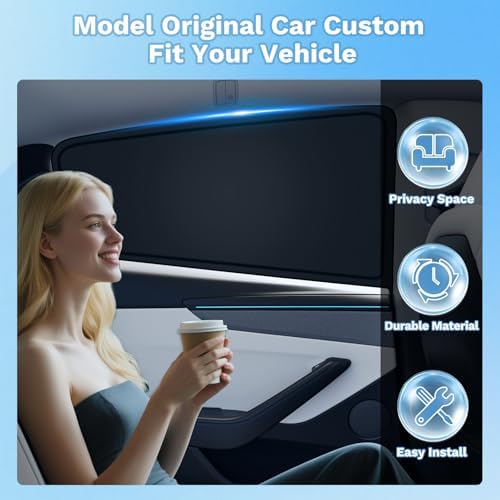 KUST Car Window Shades for Toyota Camry 2025-2026 Windshield Sun Shade Side - Image 4