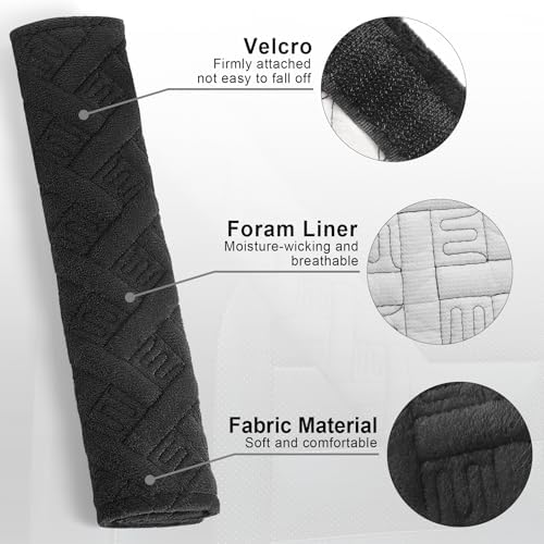 JUSTTOP 2-Pack Universal Car Seat Belt Pads Cover - Image 4