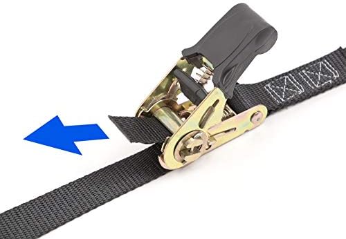 PowerTye 1in x 7ft Easy-Grip Endless Ratchet Straps - Image 4