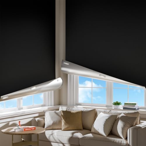 75"W x44"H Portable Blackout Curtains by HEMRLY