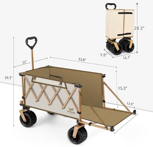 Whitsunday Collapsible Folding Wagon Heavy Duty Utility Beach Wagons - Image 3