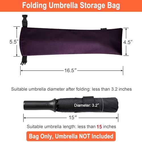 Cosmos 1 Pc Umbrella Bag Waterproof Travel Umbrellas Storage Pouches Wet - Image 2
