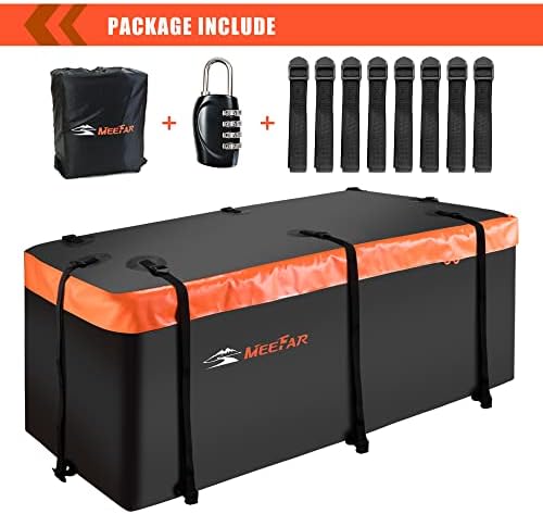 Hitch Mount Cargo Carrier Luggage Bag Waterproof 16 Cubic Feet Luggage Rack - Image 3