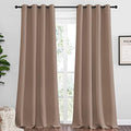 NICETOWN Bedroom Blackout Curtains, 55 x 108-inch, Cappuccino by NICETOWN