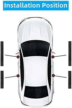 4Pcs Car Door Sill Protector for Ridgeline 2005-2023 Accessories, Carbon Fiber - Image 5