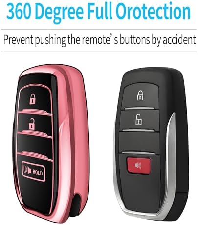 Tukellen for Toyota Key Fob Cover TPU Soft Protective Case for 2022-2026 Toyota - Image 4