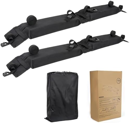 2 Pcs Soft Roof Rack Pads for Ford Freestyle Taurus X/Galaxy/Kuga Mustang by KISHACZ