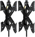 RV X Chocks Wheel Stabilizer for Travel Trailers, RV X-Shaped Wheel Chocks by RVDEAA