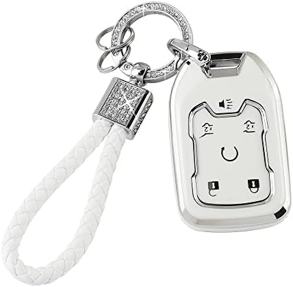 PIFOOG Key Cover for Chevy TPU Soft Car Keys Shell Protector by PIFOOG