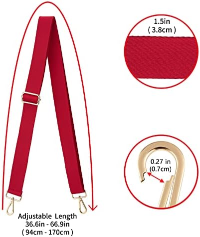 ZOOEASS Wide Shoulder Strap, Adjustable Replacement Belt Crossbody Canvas Bag - Image 3