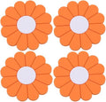 4-Pack Car Cup Holder Coaster Inserts, Daisy Shape, 2.75 Inch Non-Slip Silicone by MEAJOO