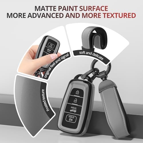 For Toyota Key Fob Cover Accessories- Matte TPU Key Fob Cover - Image 4