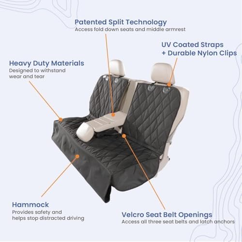 4Knines Dog Rear Seat Cover for Fold Down Seats - Image 3
