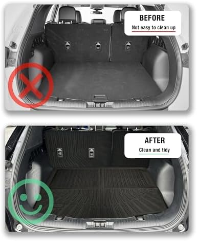 Cargo Liner Compatible with 2020-2026 Ford Escape Trunk Mat Cargo Mat Back Seat - Image 3
