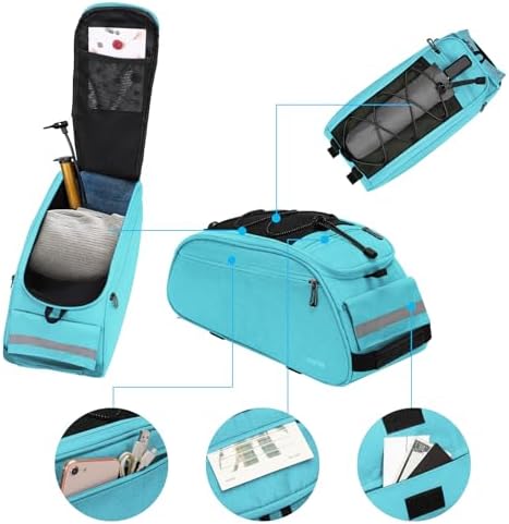 MOSISO Bike Rack Bag, Waterproof Bicycle Trunk Pannier Rear Seat Pouch - Image 3