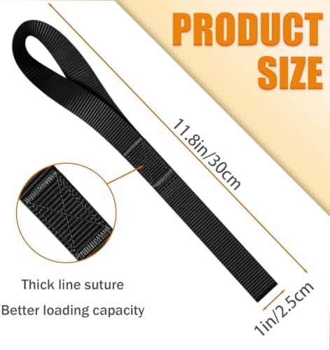 Soft Loop Tie Down Straps, 6 Pack Loops - Image 4